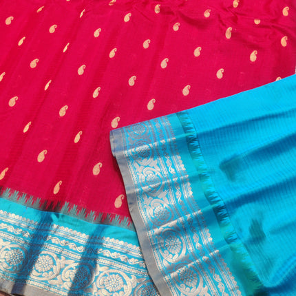 Gadwal Handloom Sico Silk Saree - GS166