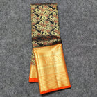 Kanchi Meenakari Bridal Pure Silk Saree – KMP122