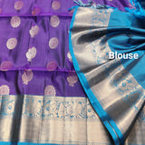 Kanchi Meenakari Handloom Lightweight Pure Silk Saree – KMP256