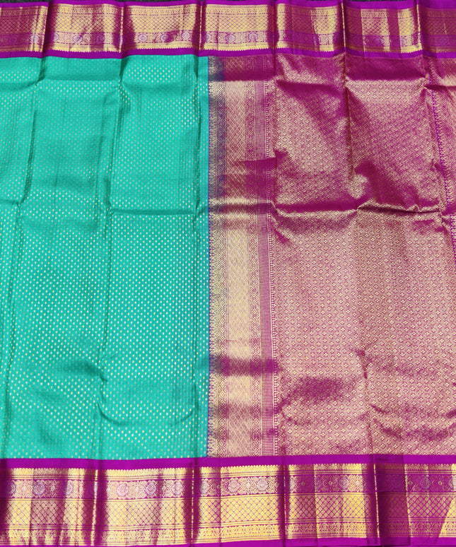 Kanchi pure kuttu border Saree - KMP1290