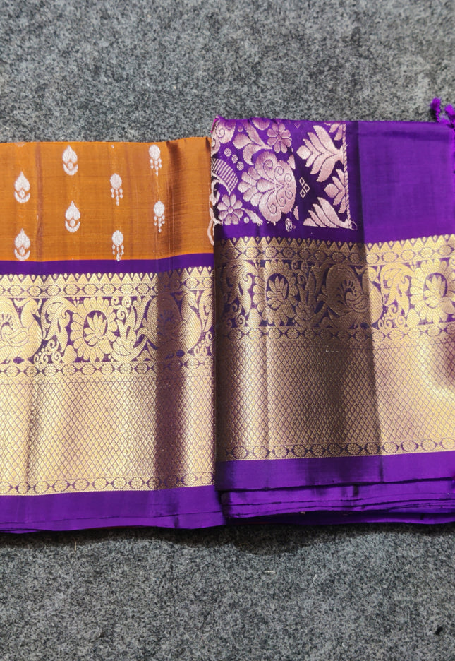 Meenakari kanchi lightweight pattu Saree - KMP3131