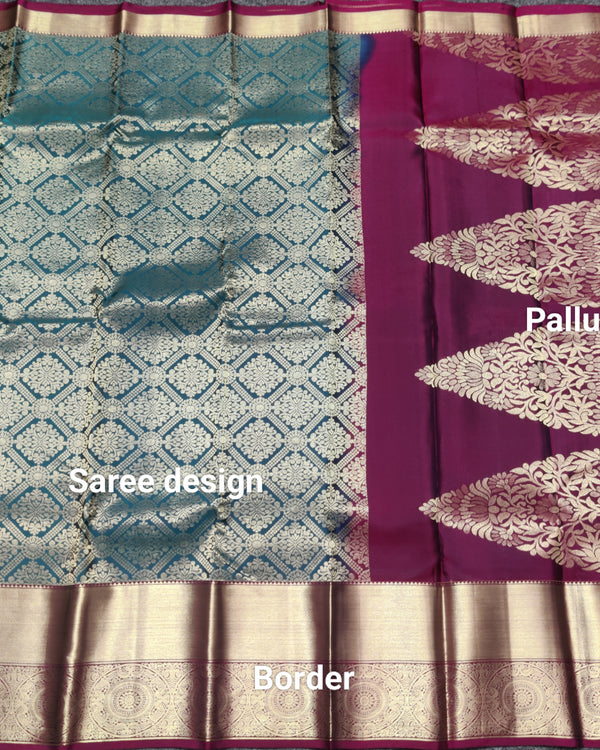 Kanchi pure Bridal wear saree @40% Off - KMP2013 alternate view