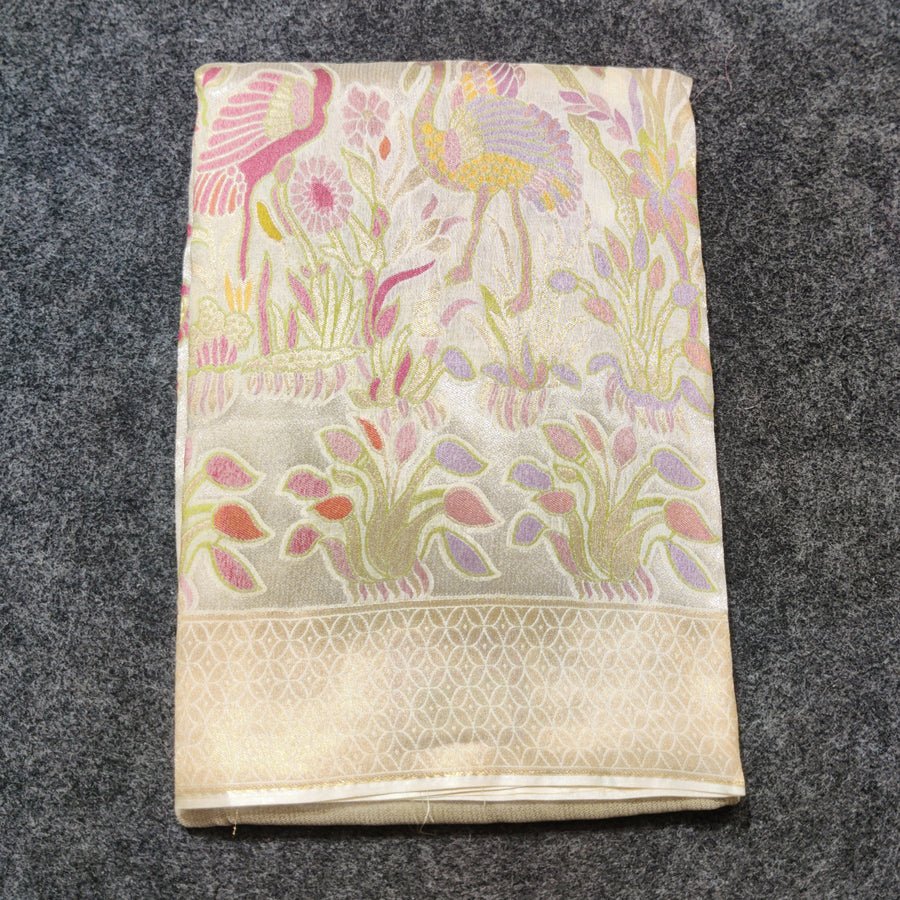 Banaras Tissue Allover Meenakari - BRS36