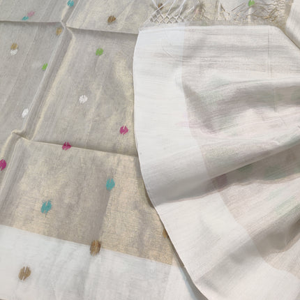 Jamdani handloom pure silk - JM07