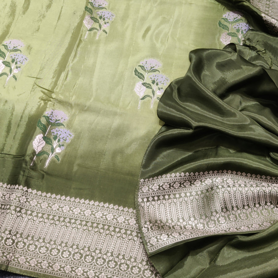 Satin Silk Saree- SA12