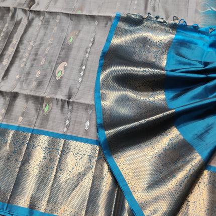 Meenakari kanchi lightweight pattu Saree - KMP3057
