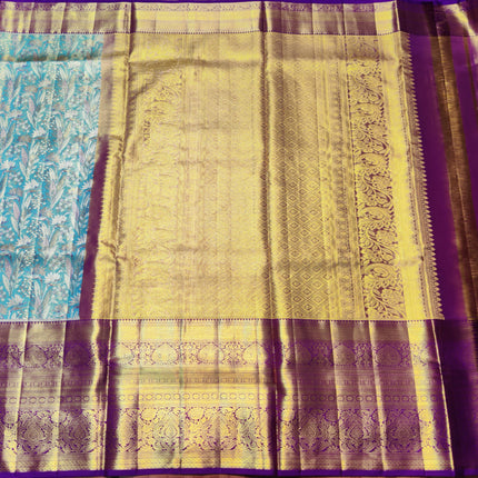 Kanchi Meenakari Brocade Pure handloom Silk Saree - KMP1787