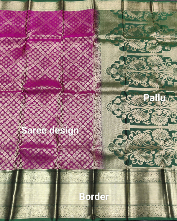 Kanchi pure Bridal wear saree @40% Off - KMP2006 alternate view