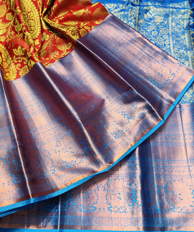 Kanchi Pattu Half Fine Brocade - SP43