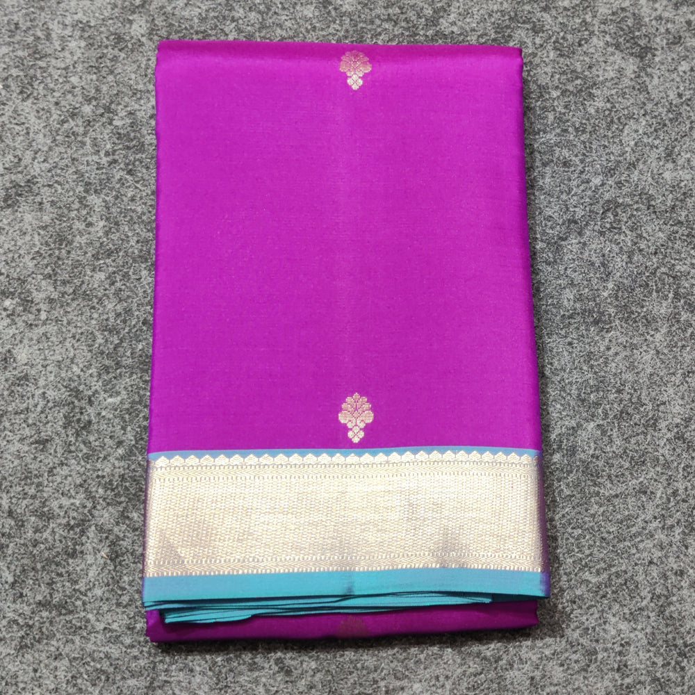 Kanchi Handloom Pure Silk Small Border Saree – KMP267