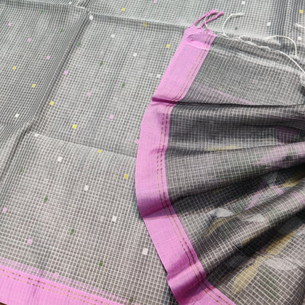 Jamdani handloom pure silk - JM08