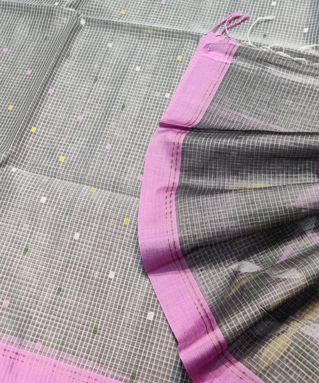 Jamdani handloom pure silk - JM08