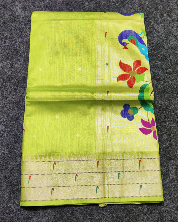 Jute paithani silk sarees - J03