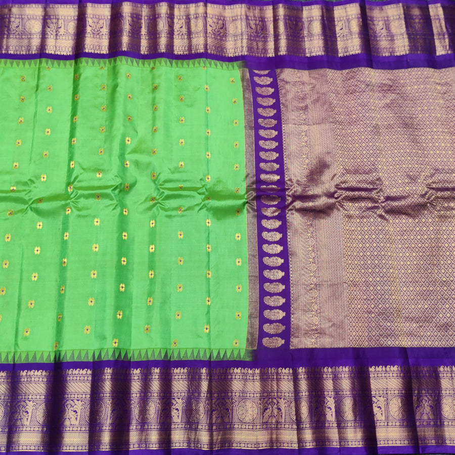 Gadwal Handloom pure silk- GPS45