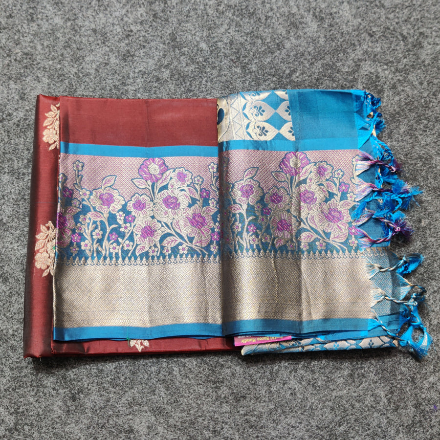 Meenakari kanchi lightweight pattu Saree - KMP138