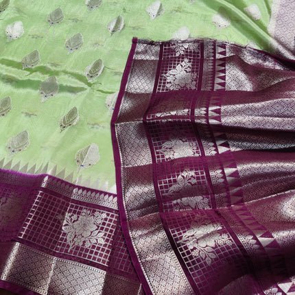 Raw mango silk saree - PRS08