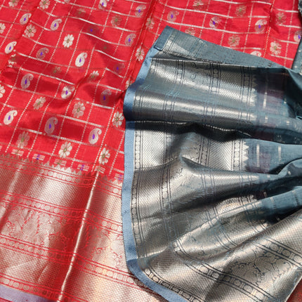 Kuppadam pattu saree - KP45