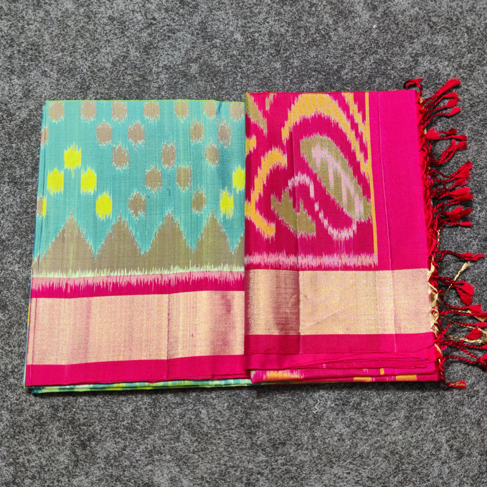 Ikkath Pure handloom silk saree - IKT15