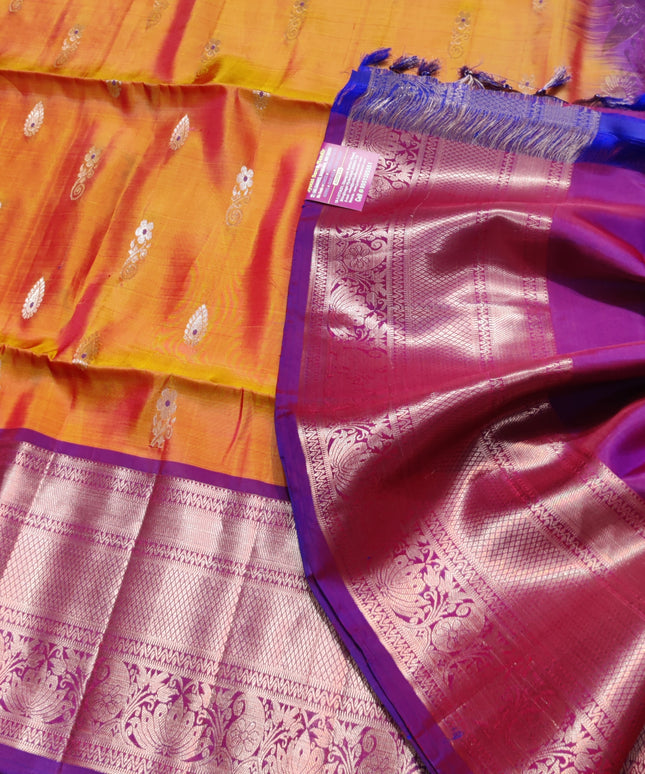 Meenakari kanchi lightweight pattu Saree - KMP3062