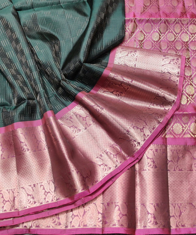 Meenakari kanchi lightweight pattu Saree - KMP127