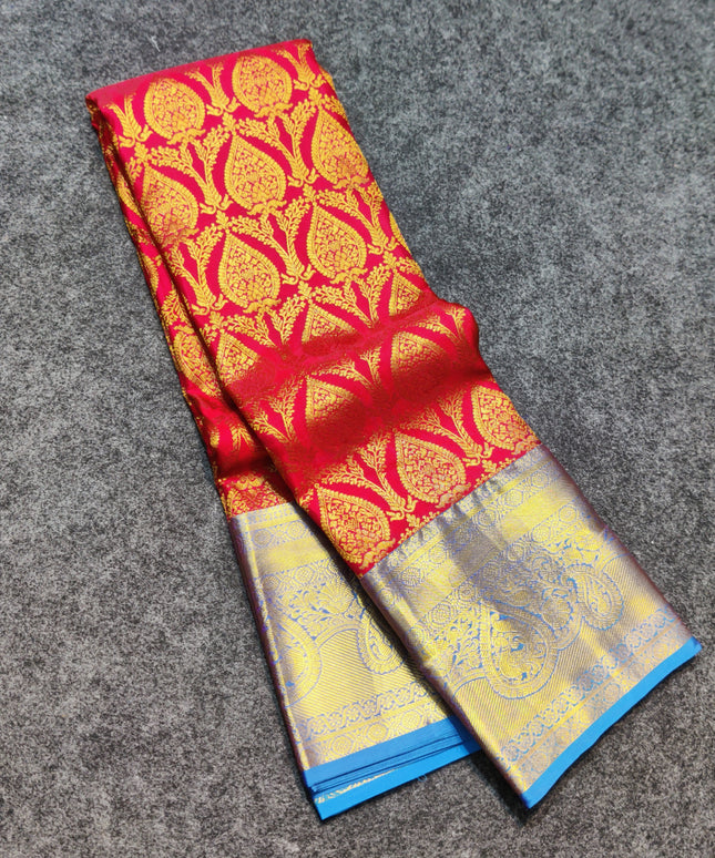 Kanchi Pattu Half Fine Brocade - SP17