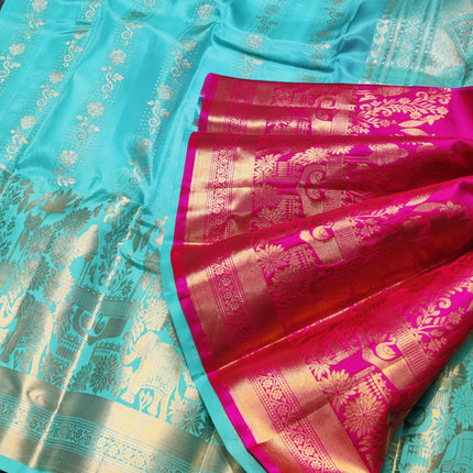 Kanchi pattu pure silk Saree - KMP1275