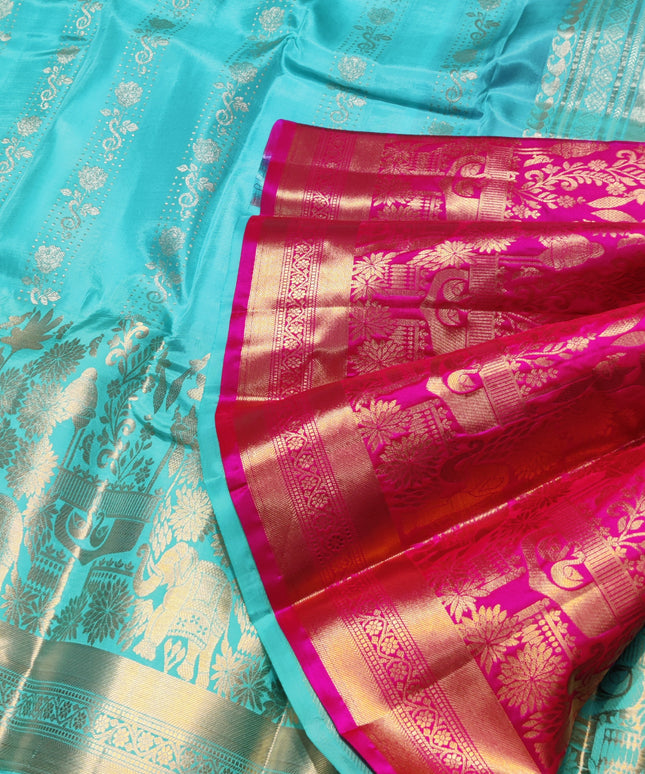 Kanchi pattu pure silk Saree - KMP1275