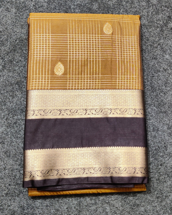 Kanchi semi vintage silk Saree -KS37