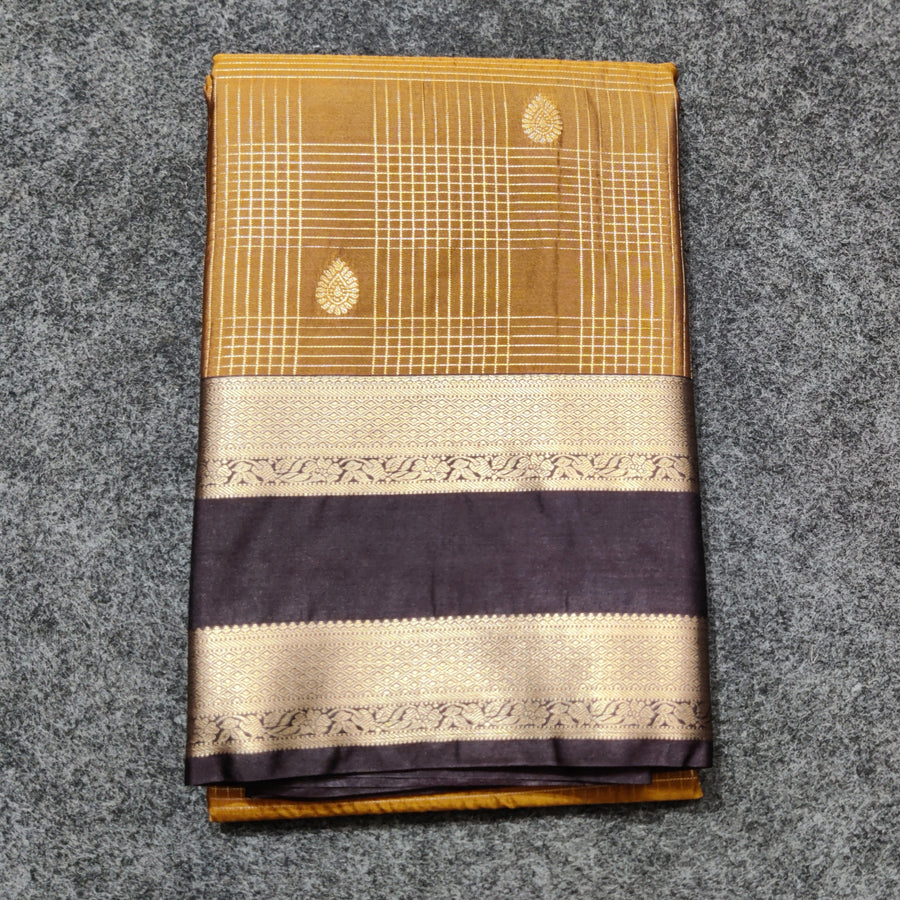 Kanchi semi vintage silk Saree -KS37