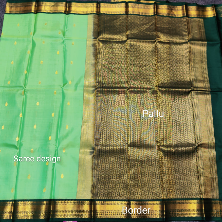 50% off Kanchi kuttu vintage Handloom saree - KMP70