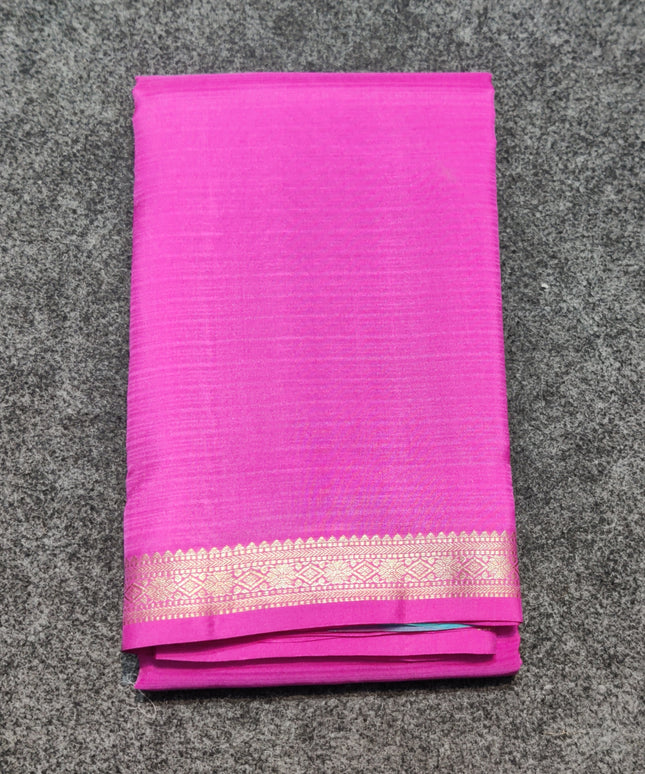Kanchi pattu small border saree - KMP3016