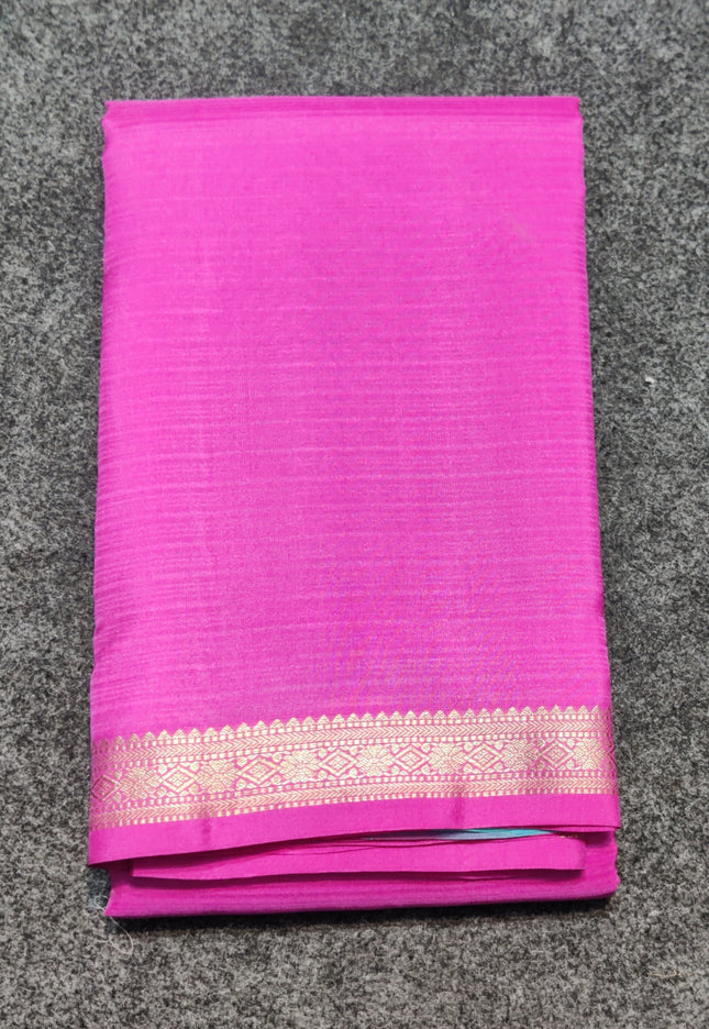 Kanchi pattu small border saree - KMP3016