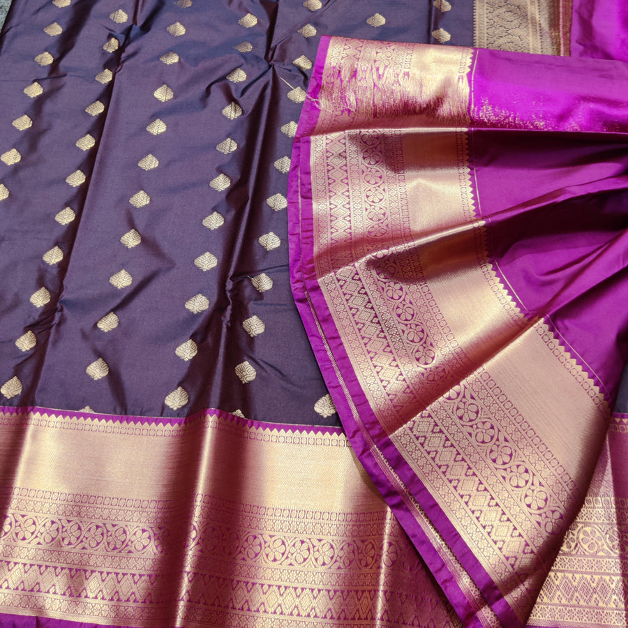 Kanchi semi vintage silk Saree -KS24