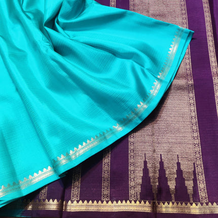 Kanchi pattu small border saree - KMP2032