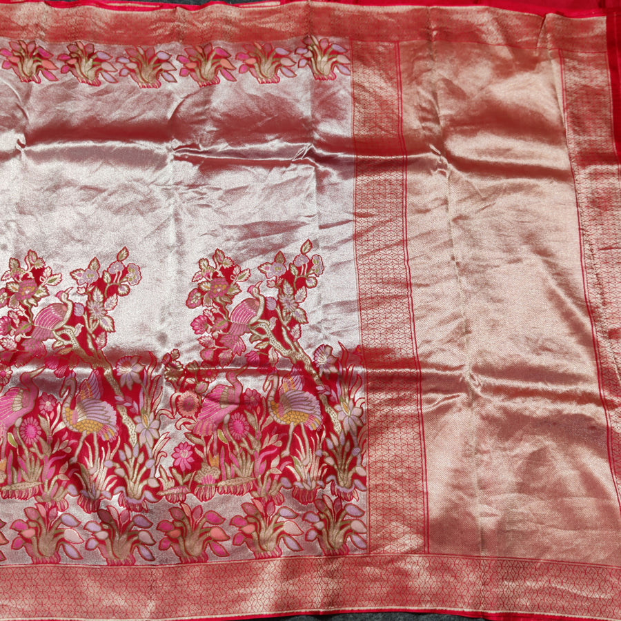 Banaras Tissue Allover Meenakari - BRS38