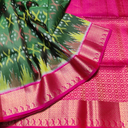 Ikkath Pure Silk Pattu Saree- IKT55