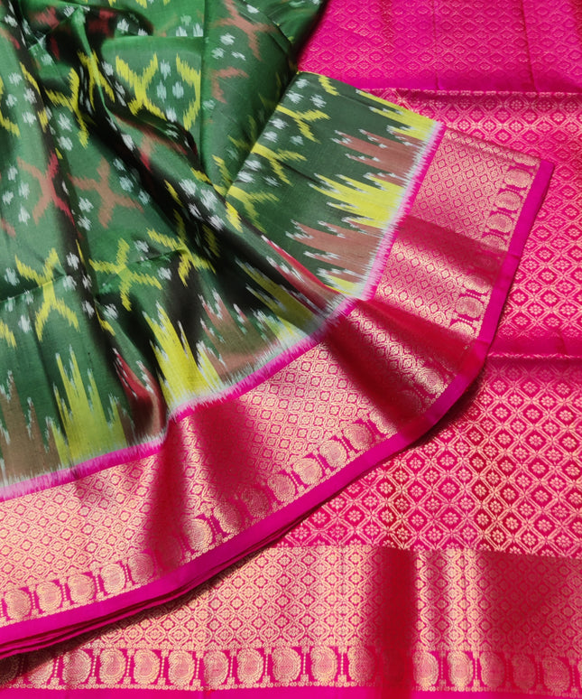Ikkath Pure Silk Pattu Saree- IKT55