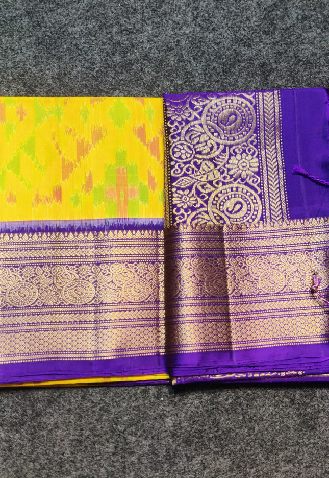 Ikkath Pure Silk Pattu Saree- IKT64