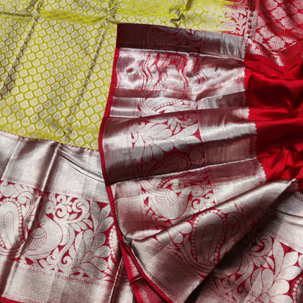 Kanchi pattu half fine Bridal Saree - HF09