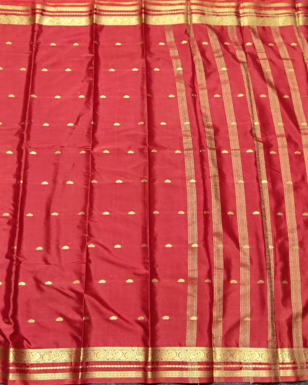 Mysore crepe semi silk saree - M07 alternate view