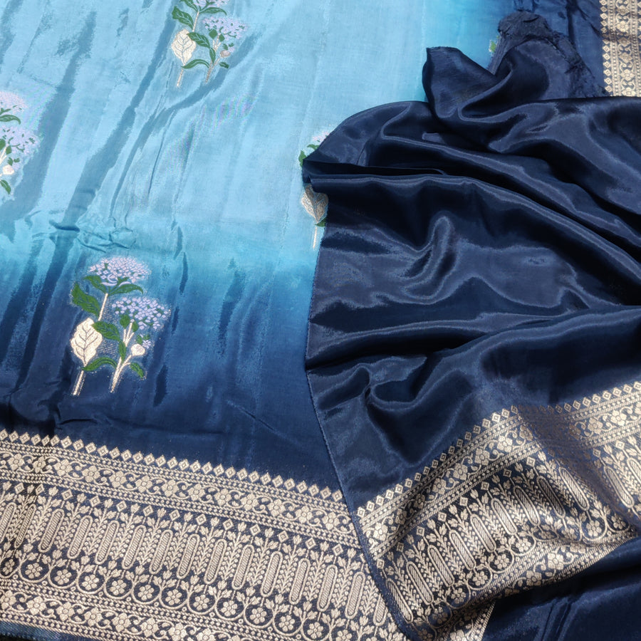 Satin Silk Saree- SA16