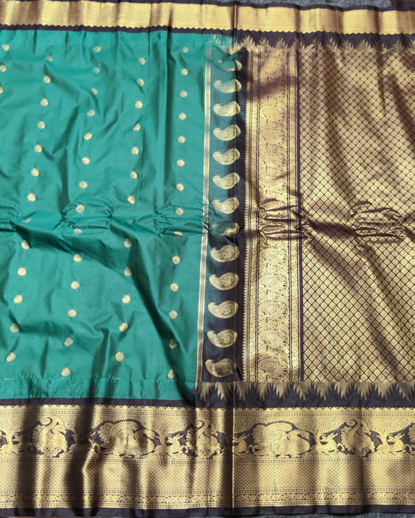 Gadwal Semi Silk Saree - GSM67 alternate view