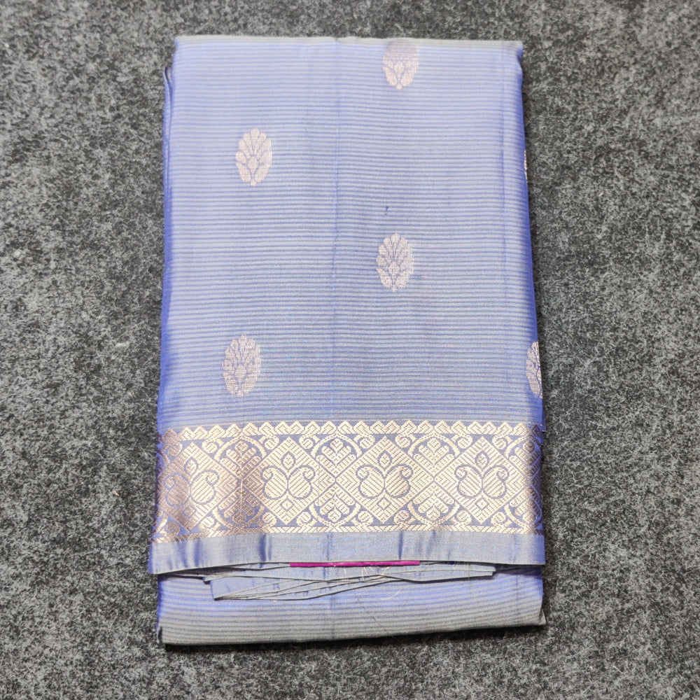 Kanchi Pure Silk Small Border Saree – KMP269