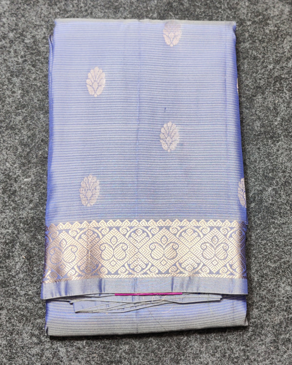 Kanchi Pure Silk Small Border Saree – KMP269