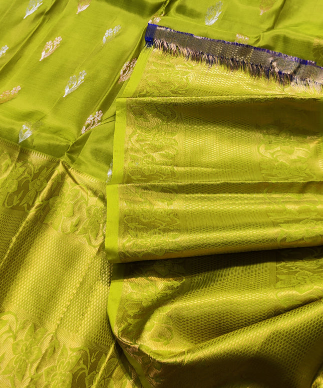 Kanchi Pattu Half Fine saree - HF218