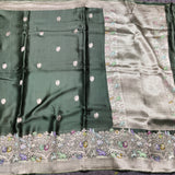 Mashru satin Silk Saree- MS24
