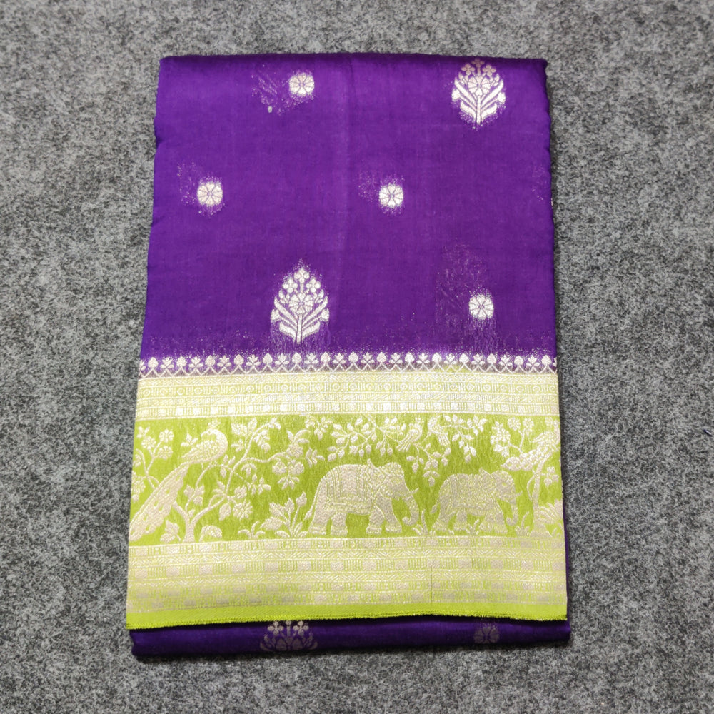 Viscos silk saree -V05