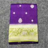 Viscos silk saree -V05