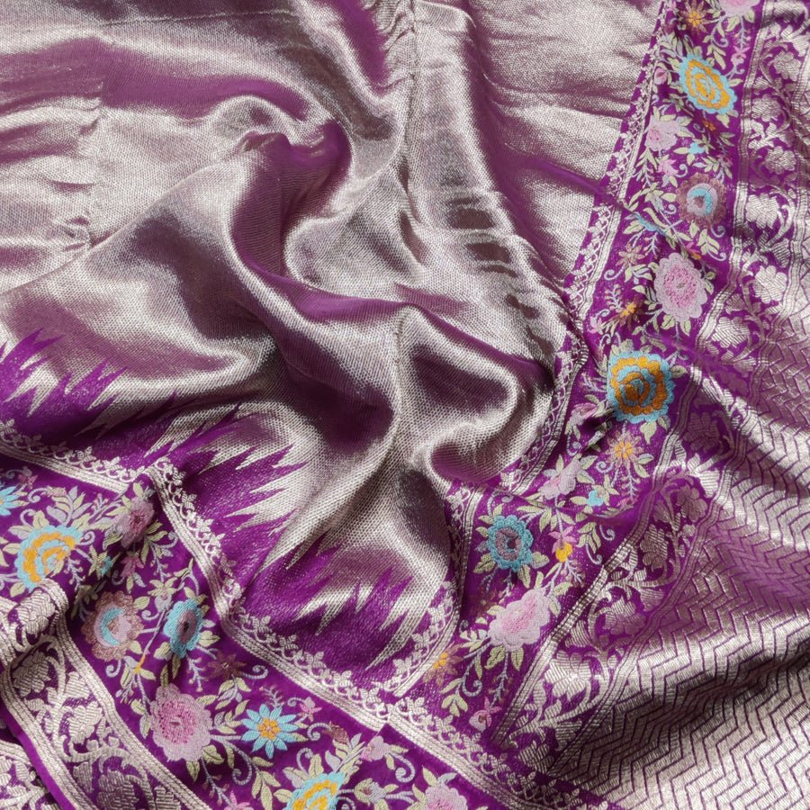 Banaras Tissue Paithani silk saree - BRS24