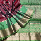Lightweight pattu Scurt Border Saree - LWP304